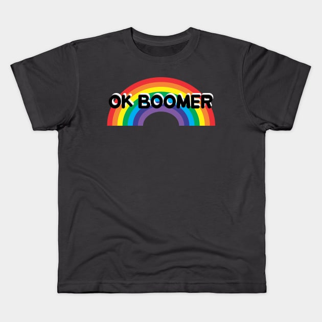 OK Boomer Kids T-Shirt by Jen Talley Design